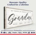 My Favorite People Call Me Grandma Sign II by Tailored Canvases