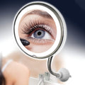 My Flexible Mirror 10x Magnification 7” Make Up Round Vanity Mirror by DailySale