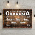 My Greatest Blessing Call Me Grandma Happy Mother's Day Sign II by Tailored Canvases