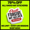 My Helper - Hard Hat Decal by Armed American Supply