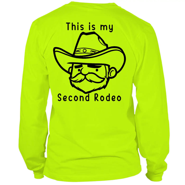My Second Rodeo - Long Sleeve Safety Hi-Vis Shirt by Armed American Supply