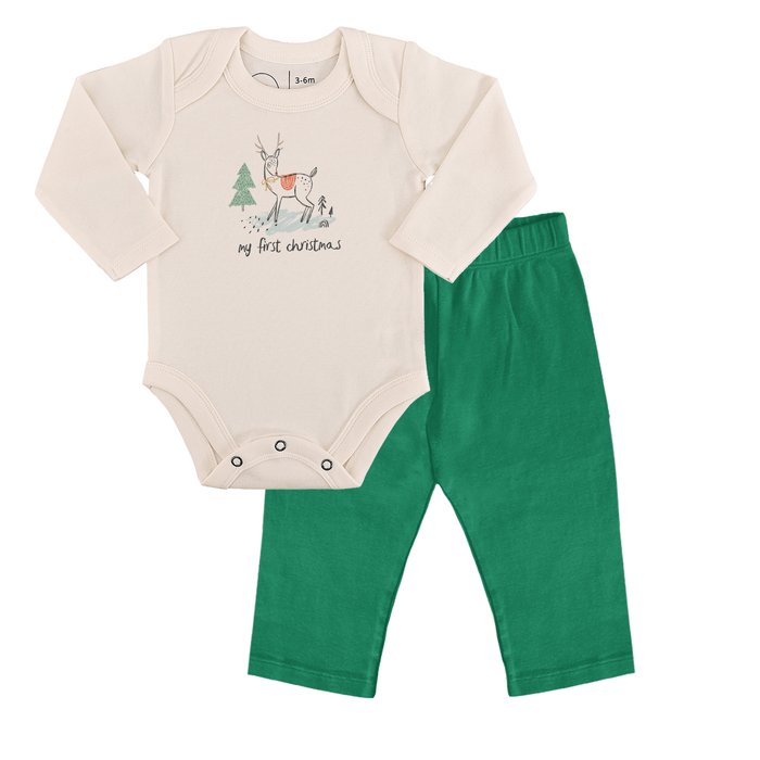 gift set | my first christmas deer 2pc by Finn + Emma