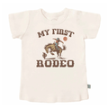 graphic tee | my first rodeo by Finn + Emma