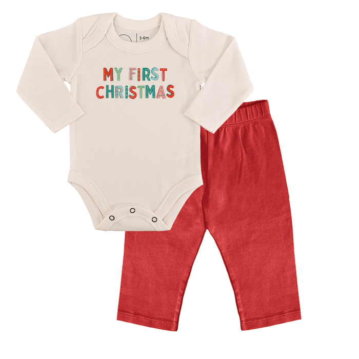 gift set | my first christmas red by Finn + Emma