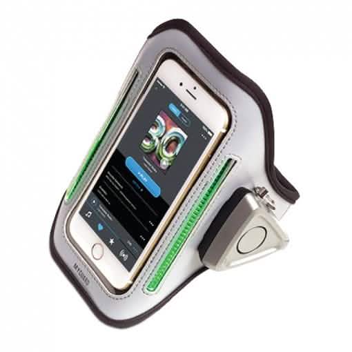 MYGUARD SPORT LED Armband & Safety Alarm with Phone Holder by DailySale