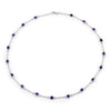 Genuine Amethyst By The Yard Necklace