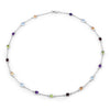 Genuine Multi Stones By The Yard Necklace