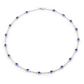 Genuine Tanzanite By The Yard Necklace by Fine Color Jewels