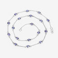 Genuine Tanzanite By The Yard Necklace by Fine Color Jewels