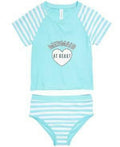 Ideology Toddler Girls 2-Pc. Mermaid Rash Guard Swimsuit, Size 4T by Vanessa Jane