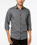 Alfani Mens Regular Fit Lewis Plaid Shirt by Vanessa Jane