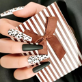Extra Long Coffin Press on Nails by Duma Mbili LLC