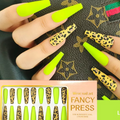 Extra Long Coffin Press on Nails by Duma Mbili LLC