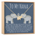 Nana Elephant Pendant Necklace by Dear Ava