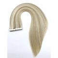 Narcia Tape-In Hair Extensions 100% Remy Siberian Human Hair, Straight 18 Inch, 40 Pieces