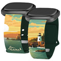 National Parks Acadia HD Fitbit Versa 3 & Sense 1 Watch Band by Affinity Bands
