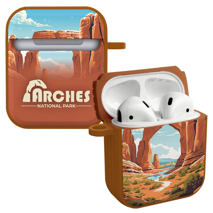 National Parks Arches HDX Apple Airpods Gen 1 & 2 Case Cover by Affinity Bands
