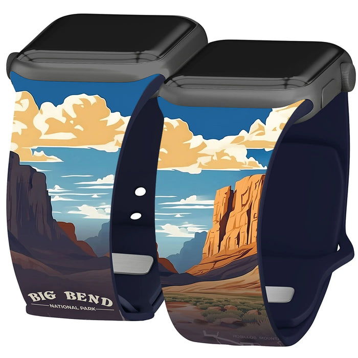 National Parks Big Bend HD Fitbit Versa 3 & Sense 1 Watch Band by Affinity Bands