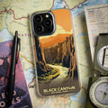 National Parks Black Canyon HD Apple iPhone 13 Series Mag-Safe Phone Case by Affinity Bands