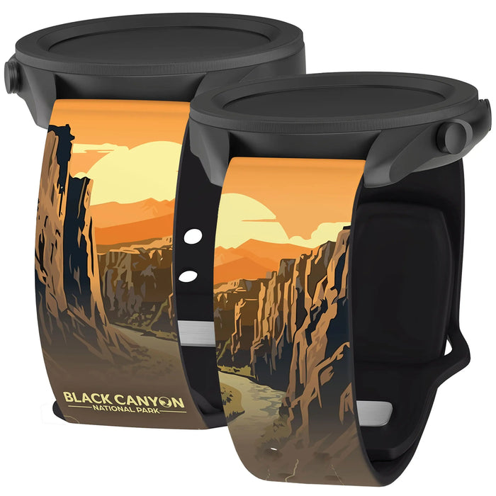 National Parks Black Canyon HD Watchband for Samsung, Garmin, Fossil, and More by Affinity Bands