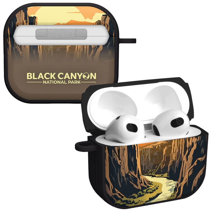 National Parks Black Canyon HDX Apple Airpods Gen 3 Case Cover by Affinity Bands