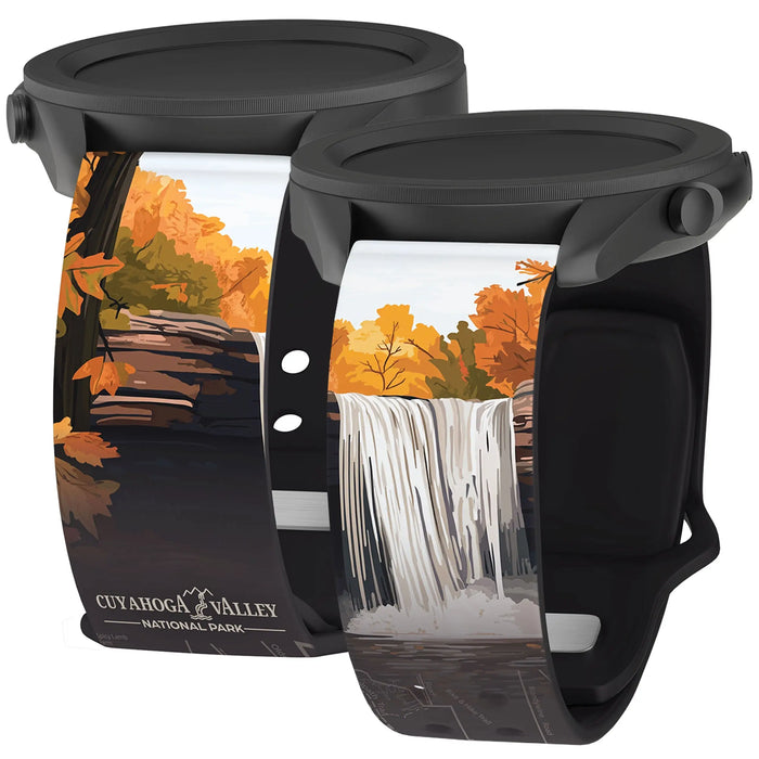 National Parks Cuyahoga Valley HD Watchband for Samsung, Garmin, Fossil, and More by Affinity Bands