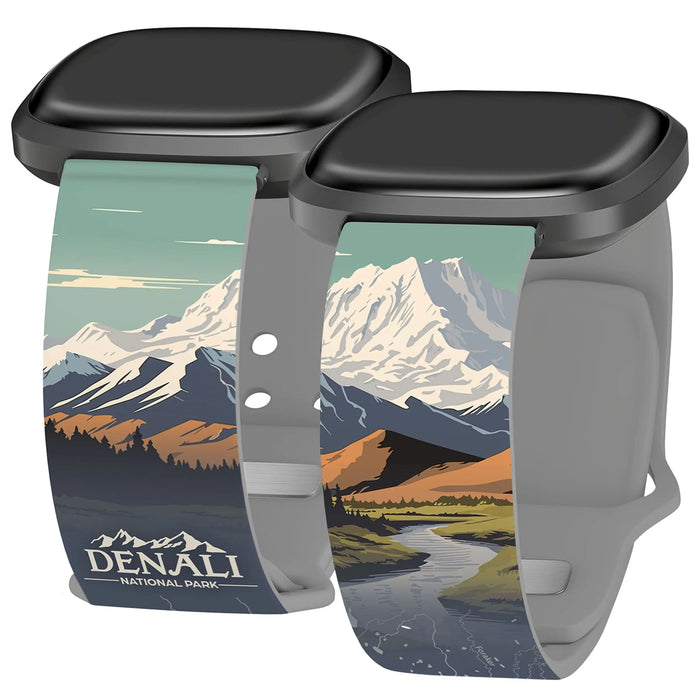 National Parks Denali HD Fitbit Versa 3 & Sense 1 Watch Band by Affinity Bands