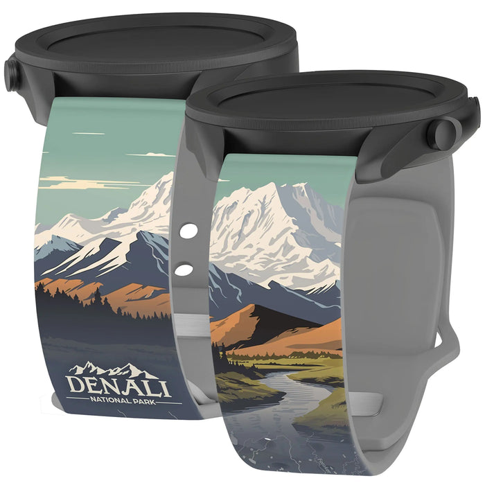 National Parks Denali HD Watchband for Samsung, Garmin, Fossil, and More by Affinity Bands