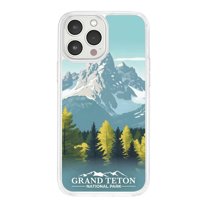 National Parks Grand Teton HD Apple iPhone 14 Series Mag-Safe Phone Case by Affinity Bands
