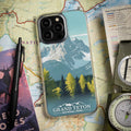 National Parks Grand Teton HD Apple iPhone 15 Series Mag-Safe Phone Case by Affinity Bands