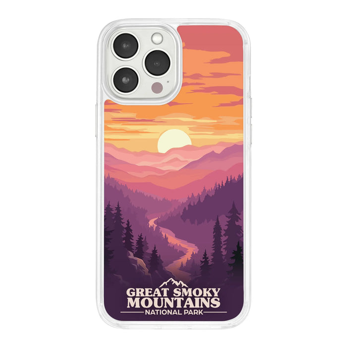 National Parks Great Smoky Mountains HD Apple iPhone 16 Mag-Safe Phone Case by Affinity Bands