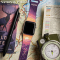 National Parks Great Smoky Mountains HD Fitbit Versa 3 & Sense 1 Watch Band by Affinity Bands