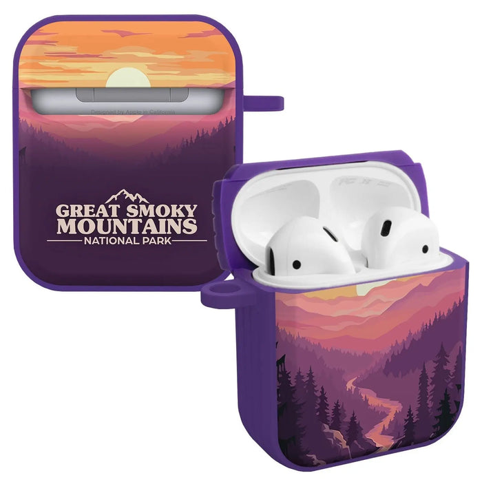 National Parks Great Smoky Mountains HDX Apple Airpods Gen 1 & 2 Case Cover by Affinity Bands