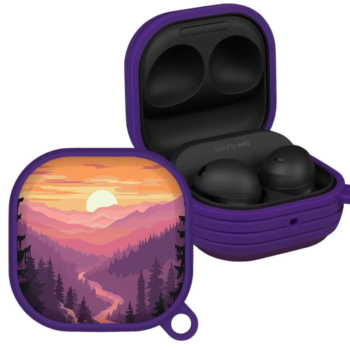National Parks Great Smoky Mountains HDX Samsung Galaxy Buds Pro & Buds Live Case Cover by Affinity Bands