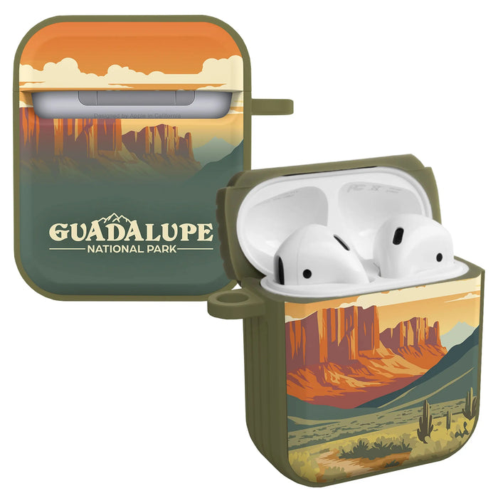 National Parks Guadalupe HDX Apple Airpods Gen 1 & 2 Case Cover by Affinity Bands