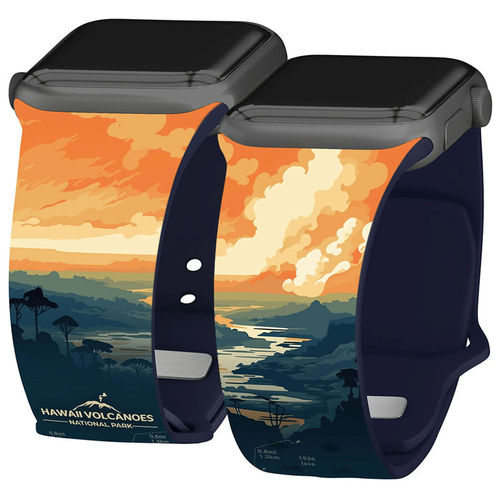 National Parks Hawaii Volcanoes HD Apple Watch Band by Affinity Bands