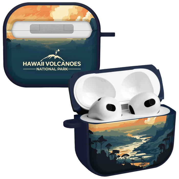 National Parks Hawaii Volcanoes HDX Apple Airpods Gen 3 Case Cover by Affinity Bands
