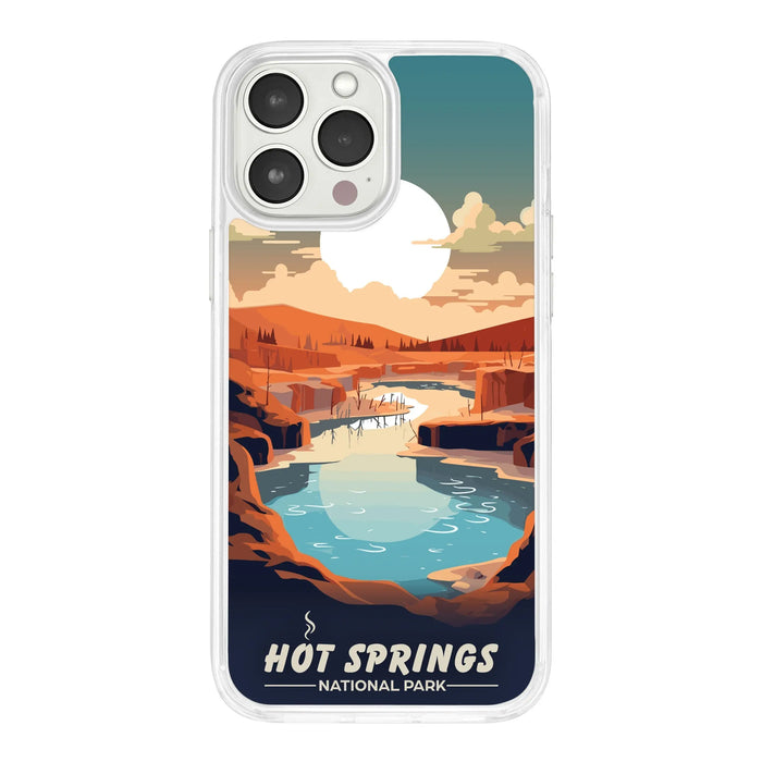 National Parks Hot Springs HD Apple iPhone 11 Series Phone Case by Affinity Bands