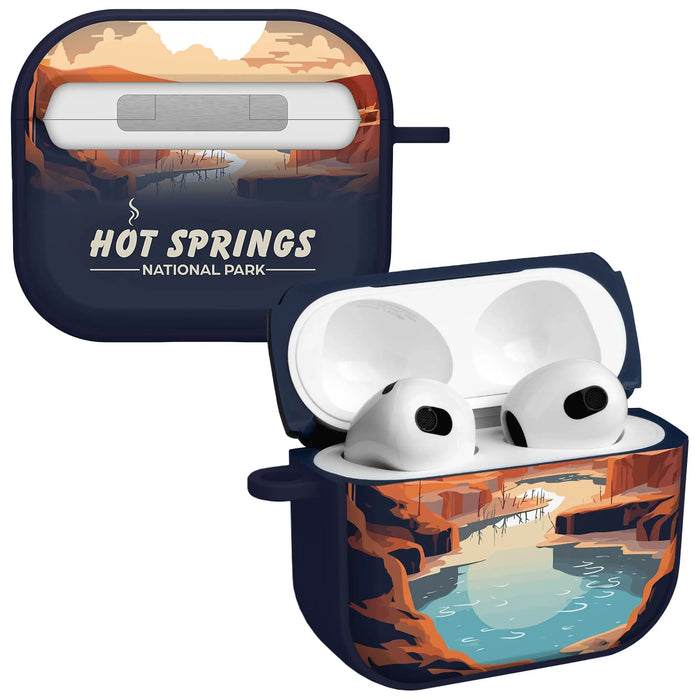 National Parks Hot Springs HDX Apple Airpods Gen 3 Case Cover by Affinity Bands