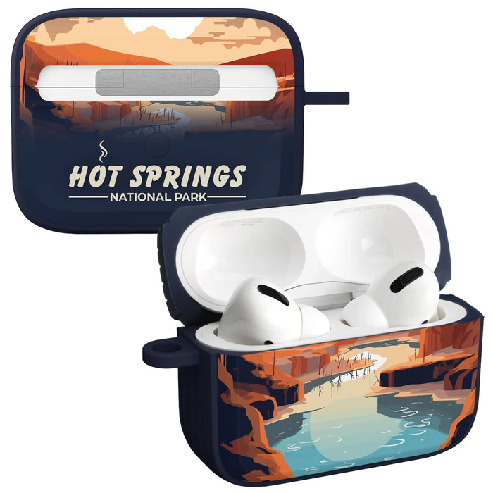 National Parks Hot Springs HDX Apple Airpods Pro 1 & 2 Case Cover by Affinity Bands