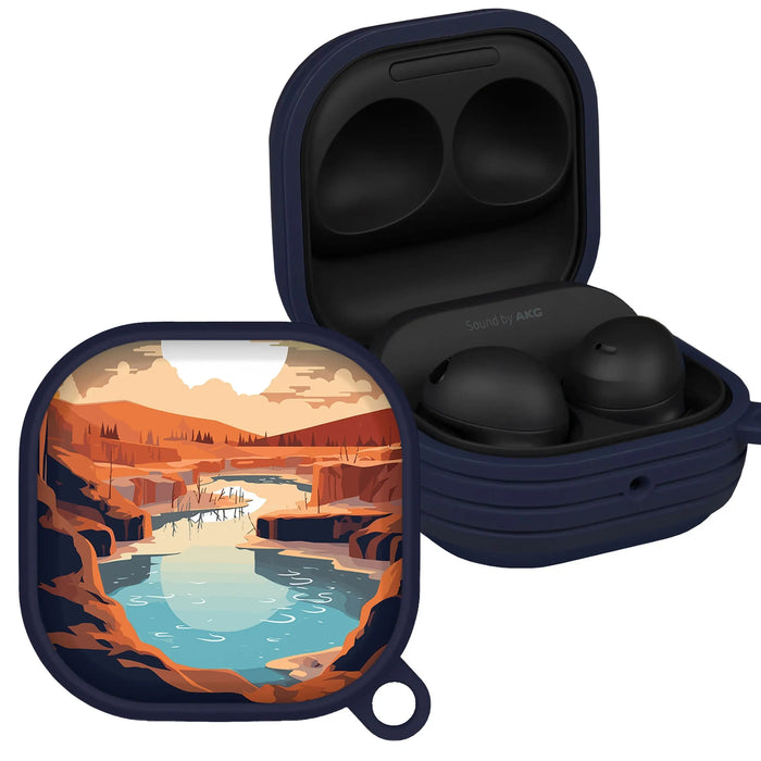 National Parks Hot Springs HDX Samsung Galaxy Buds Pro & Buds Live Case Cover by Affinity Bands