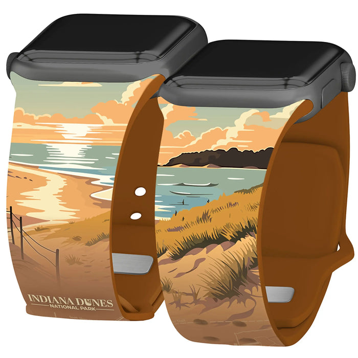 National Parks Indiana Dunes HD Fitbit Versa 3 & Sense 1 Watch Band by Affinity Bands