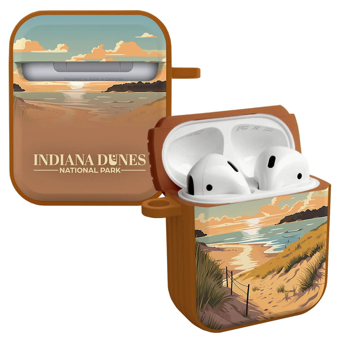 National Parks Indiana Dunes HDX Apple Airpods Gen 1 & 2 Case Cover by Affinity Bands