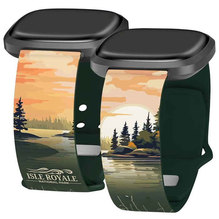 National Parks Isla Royale HD Fitbit Versa 3 & Sense 1 Watch Band by Affinity Bands