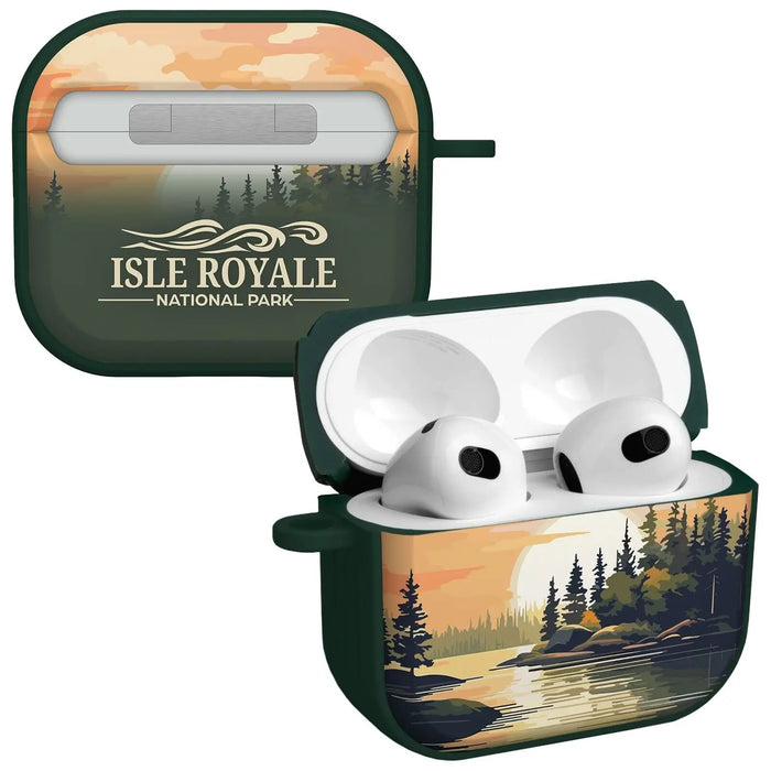 National Parks Isla Royale HDX Apple Airpods Gen 3 Case Cover by Affinity Bands