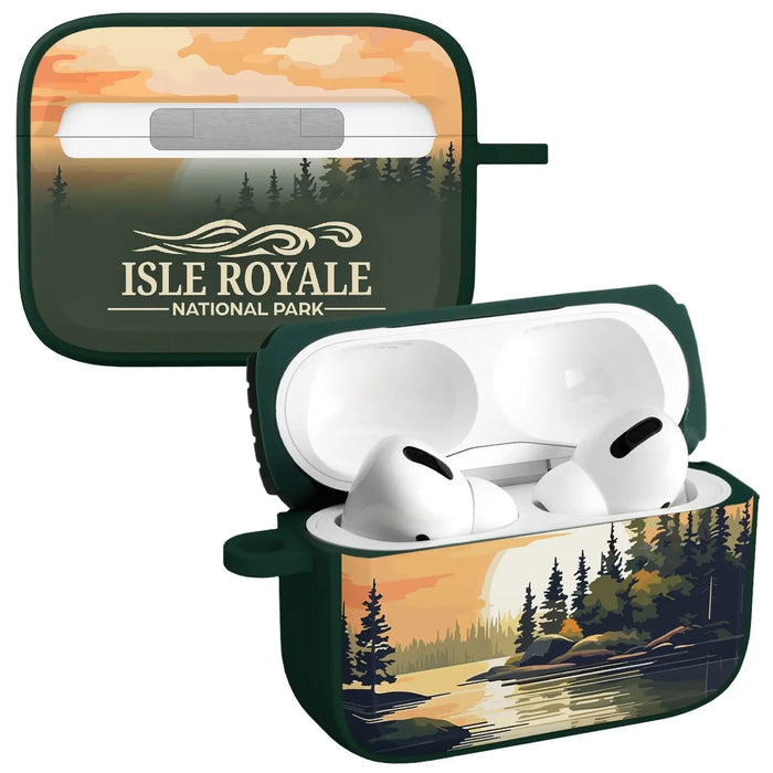 National Parks Isla Royale HDX Apple Airpods Pro 1 & 2 Case Cover by Affinity Bands