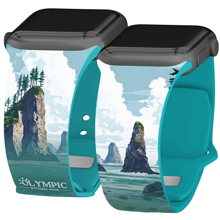 National Parks Olympic HD Fitbit Versa 3 & Sense 1 Watch Band by Affinity Bands