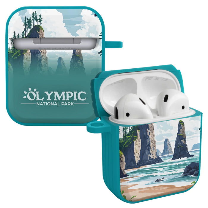 National Parks Olympic HDX Apple Airpods Gen 1 & 2 Case Cover by Affinity Bands
