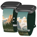 National Parks Rocky Mountain HD Fitbit Versa 3 & Sense 1 Watch Band by Affinity Bands