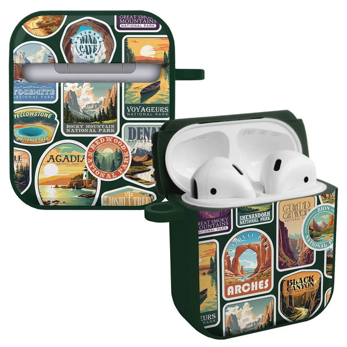 National Parks Stickers HDX Apple Airpods Gen 1 & 2 Case Cover by Affinity Bands
